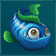 Blue Green Fish